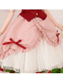 Anniversary Strawberry Dress – Dollfie Dream Outfit for DD & DDdy