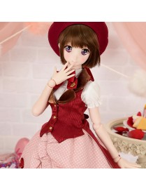Anniversary Strawberry Dress – Dollfie Dream Outfit for DD & DDdy