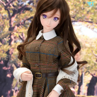 Glen Check Long Dress Set – Standard Series | Dollfie Dream Elegance