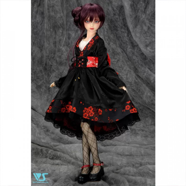Maiden Kimono Dress (Nocturne)