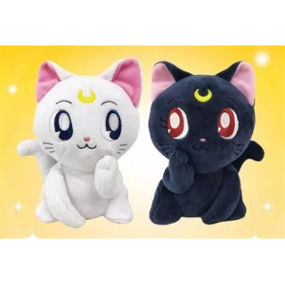 Sailor Moon Nuimas Plush Set - Plüschtiere Luna & Artemis von Bandai