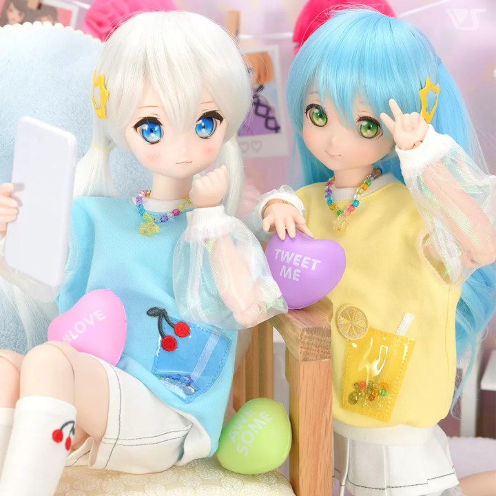 Fizzy Lemonade Set Mini – Zitronen-Outfit für Mini Dollfie Dream