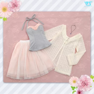 Baby Pink Skirt Set