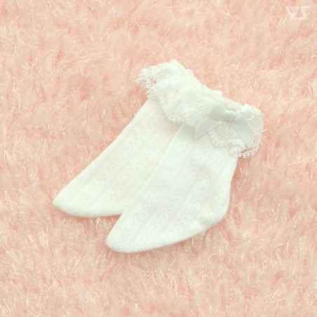 SD Frilled Socks (White)