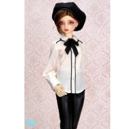 Black Ribbon Blouse M – Dollfie Dream Outfit | Papattes Store