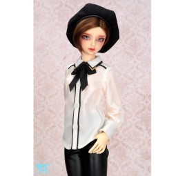Black Ribbon Blouse M – Dollfie Dream Outfit | Papattes Store