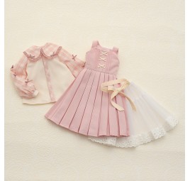 Bear Ears Coord Set (Strawberry Milk)