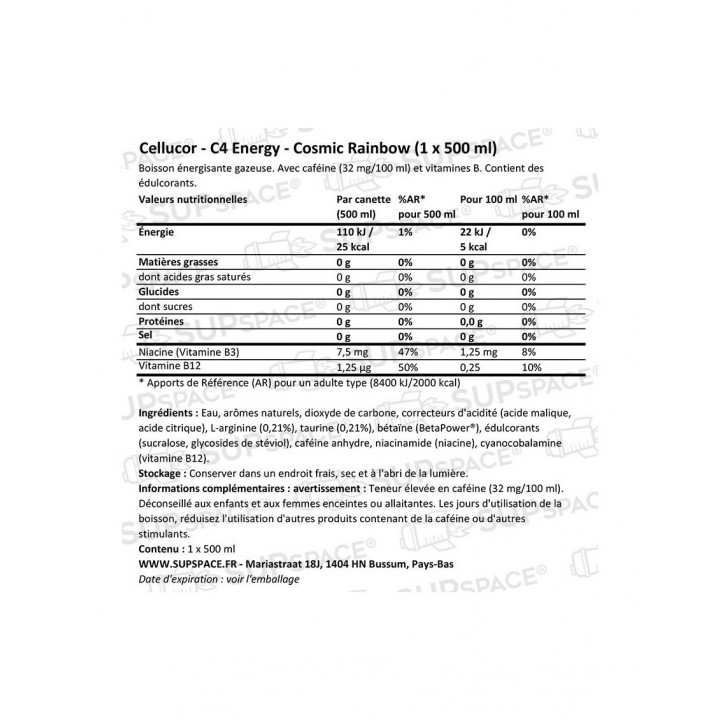 C4 Energy - Boisson Énergisante
