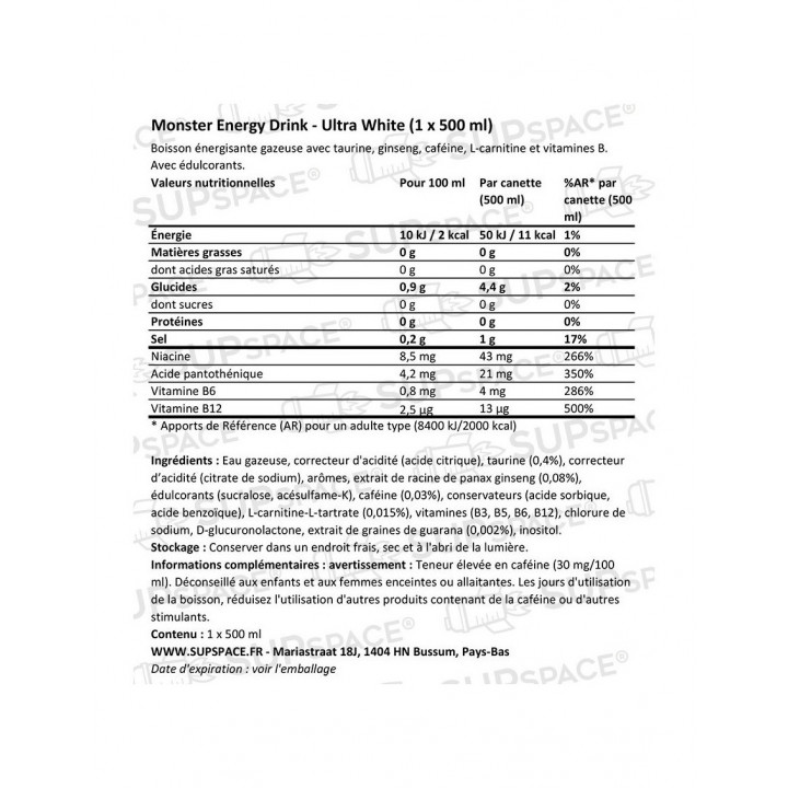 Monster Energy Ultra Zuckerfrei – Energy‑Drink ohne Kalorien