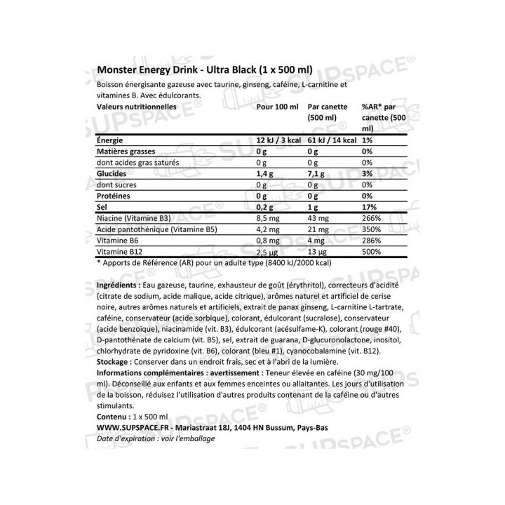 Monster Energy Ultra Zuckerfrei – Energy‑Drink ohne Kalorien