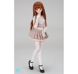 Halter neck dress (brown)