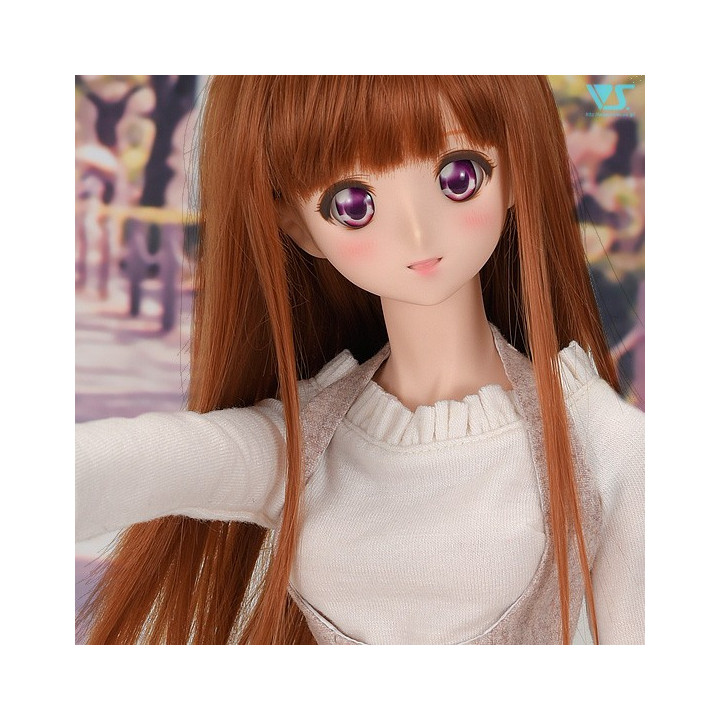 Ensemble Halter-Neck Dress (Brown) pour Dollfie Dream : Élégance