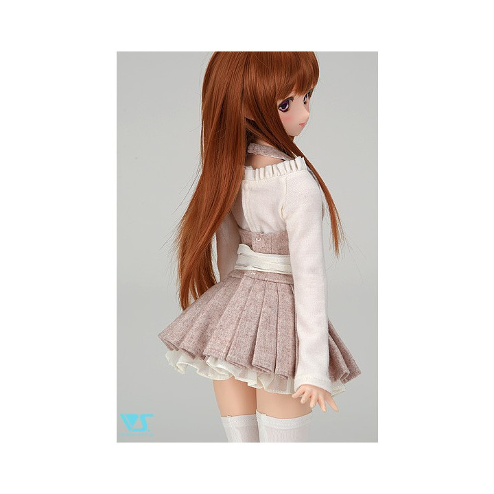 Ensemble Halter-Neck Dress (Brown) pour Dollfie Dream : Élégance
