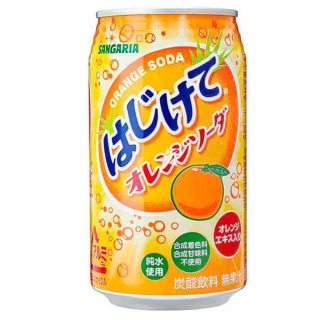 Hajikete Orange Soda – Japanisches Sprudelgetränk