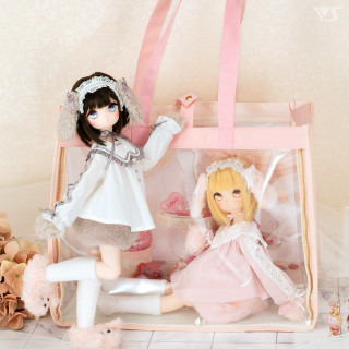 Uchinoko-Kawaii Dollfie Tote Bag (Pink)
