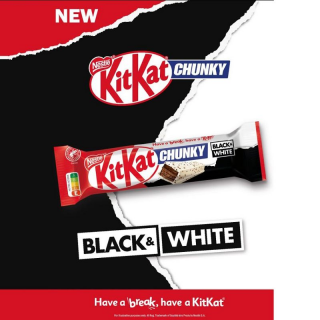 Kit Kat Chunky Black & White 42g – Special Edition Chocolate Bar | Papattes Store