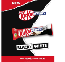 Kit Kat Chunky Black & White 42g – Schokoladenriegel Sonderedition | Papattes Store