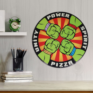 Pizza Power Metal Sign – TMNT – FaNaTtik Official Collectible
