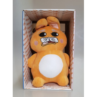 Usagi-Plüsch – Weißes & oranges Kawaii-Häschen | Papattes Store