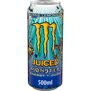 Monster Energy Juiced Aussie Lemonade 500ml - Refreshing Lemon Energy