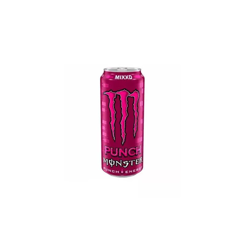 Monster Energy Punch 500ml - Énergie Fruitée et Pétillante