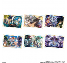 Genshin Impact Sticker Wafer Vol.2 - Metallische Aufkleber & Waffelaufkleber von Bandai