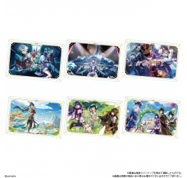 Genshin Impact Sticker Wafer Vol.2 - Metallische Aufkleber & Waffelaufkleber von Bandai