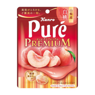 Premium Yamanashi White Peach Gummy Purée | Japanese Fruity Snack