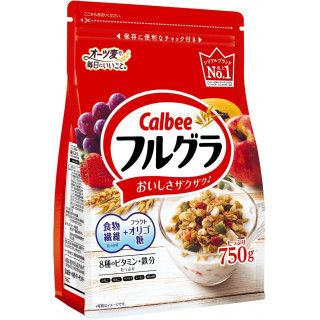 Frugra Calbee - Japanisches Müsli mit Früchten & Getreide | 750g