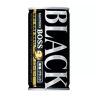Suntory BOSS Black – Japanischer Kaffee in der Dose 185 ml